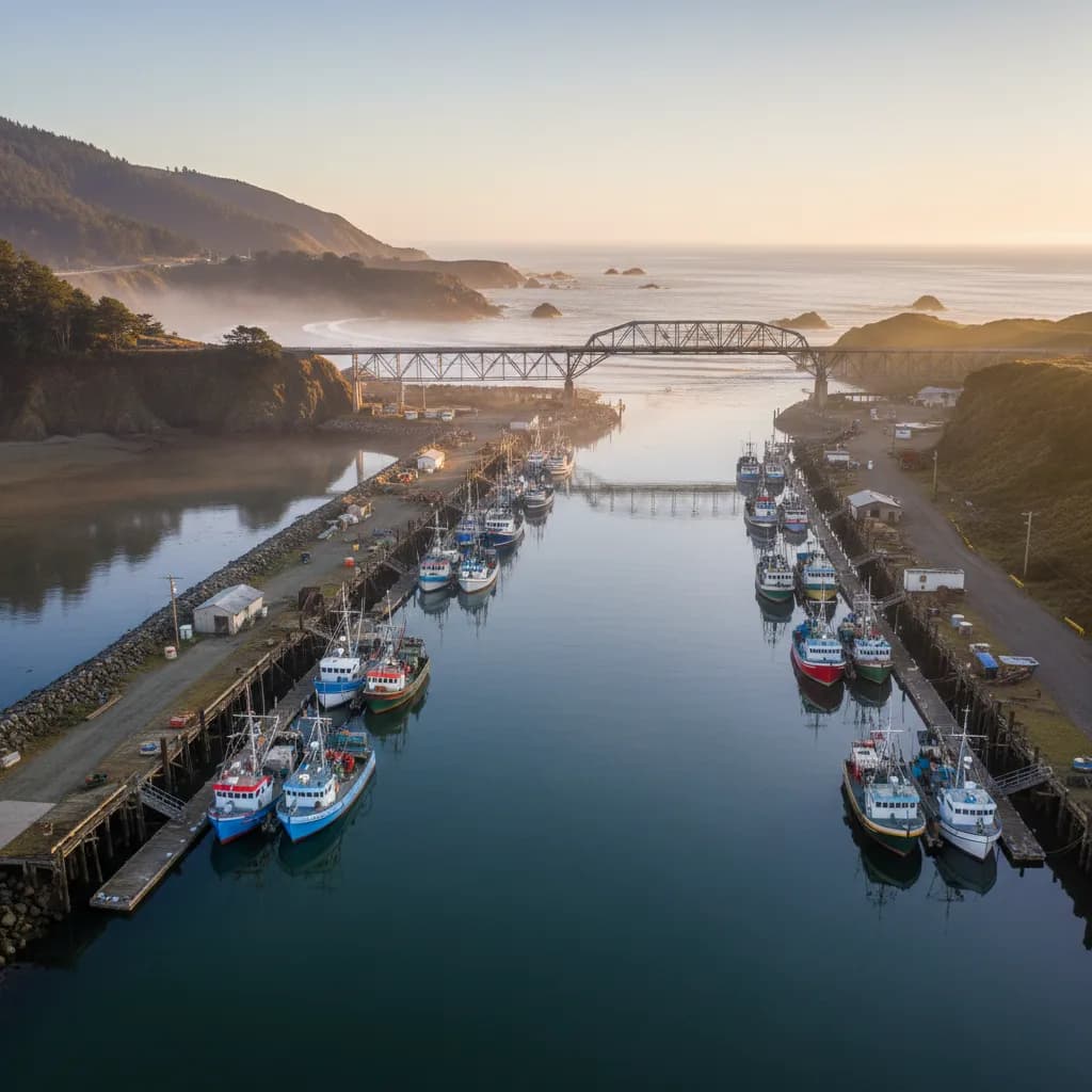 Noyo Harbor: Fort Bragg's Working Fishing Village